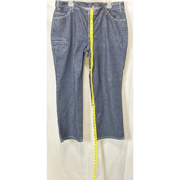 Dickies Womens‎ 18 Regular Denim Blue Jean - Picture 4 of 10